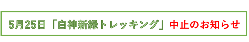 期間限定お知らせ情報
